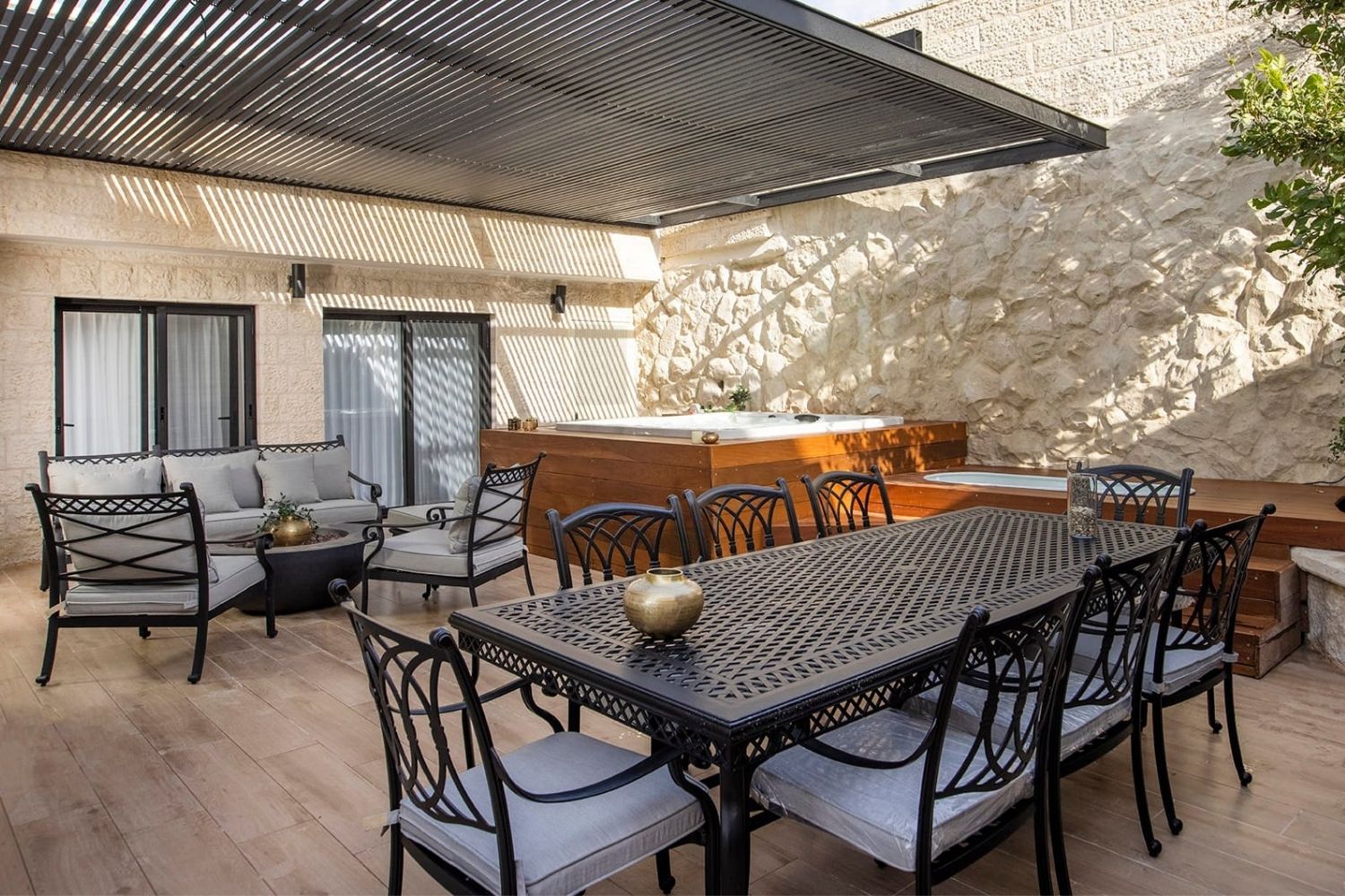 לובר מלבני - פינת אוכל פרובנס