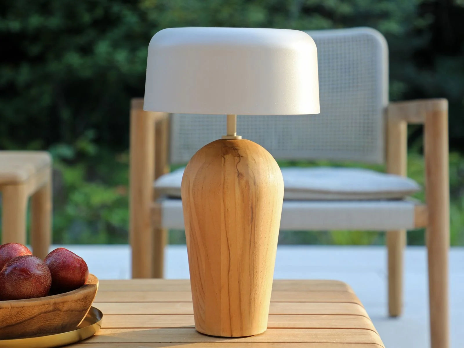 SPARK  TEAK LARGE - מנורת צד סולארית