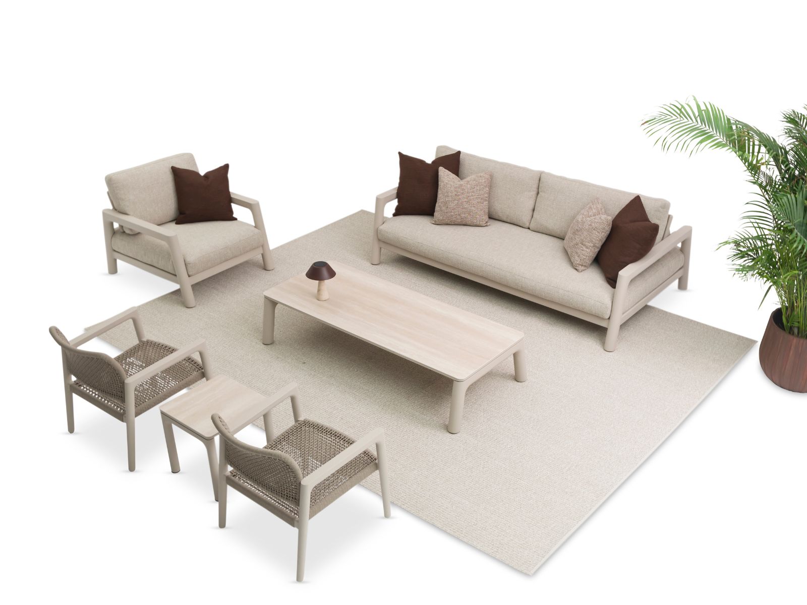 TOLO - מערכת ישיבה מאלומיניום